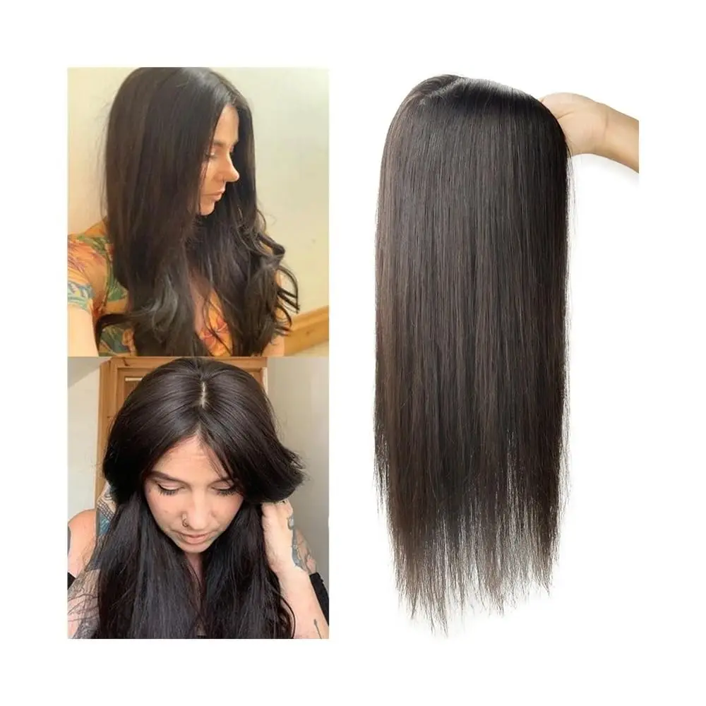Toppers For Women Natural Human Hair Accessories Silk Base Hair Wig Clips Hair Topper Woman Hairpieces Straight Hair Replacement
Toppers For Women Natural Human Hair Accessories Silk Base Hair Wig Clips Hair Topper Woman Hairpieces Straight Hair Replacement