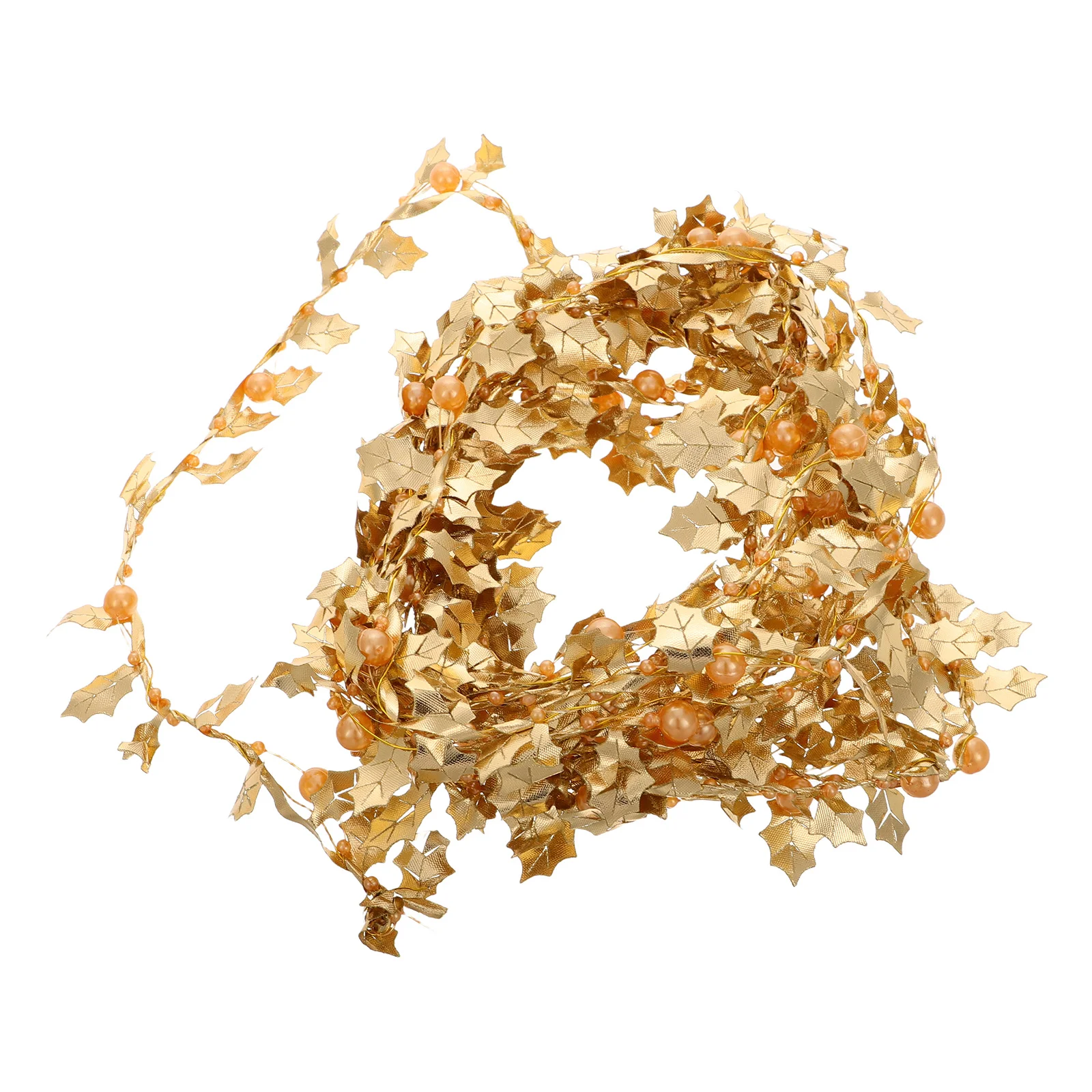 5m Christmas Garland Fishing Line Beads String Artificial Leaf Pearls for Tree Wedding Holiday Table Decoration
5m Christmas Garland Fishing Line Beads String Artificial Leaf Pearls for Tree Wedding Holiday Table Decoration