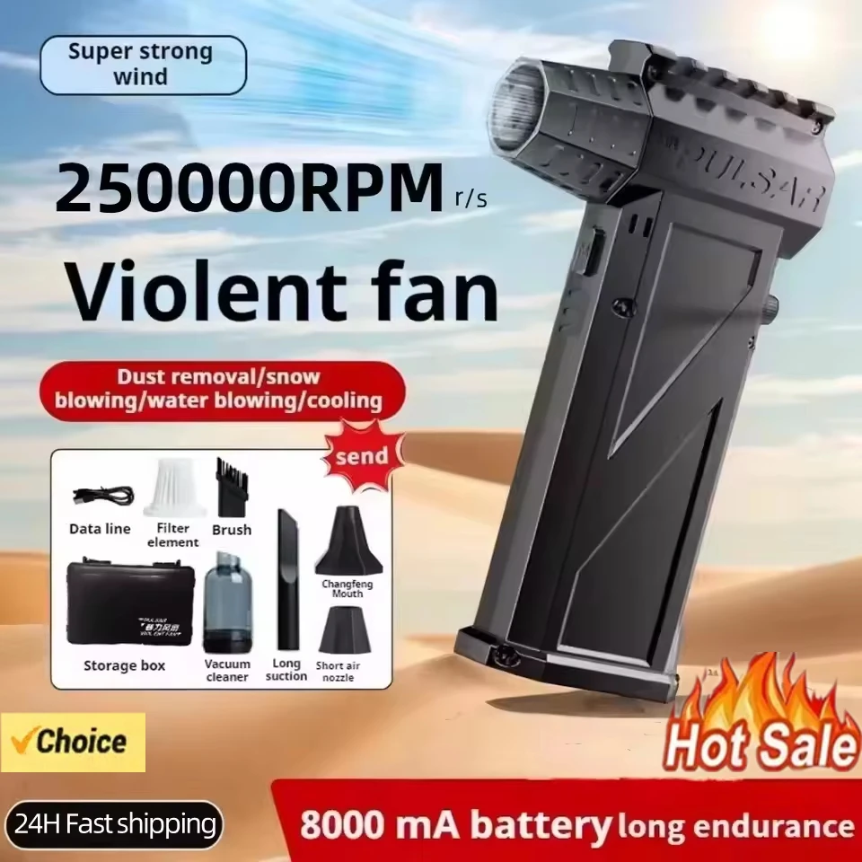 250000 RPM X3Pro Турбоструйный вентилятор Мощный воздуходувка Бесщеточный двигатель Турбовентилятор Скорость ветра 52 м/с 8000 мАч Souffleur Air Puissant
250000 RPM X3Pro Турбоструйный вентилятор Мощный воздуходувка Бесщеточный двигатель Турбовентилятор Скорость ветра 52 м/с 8000 мАч Souffleur Air Puissant