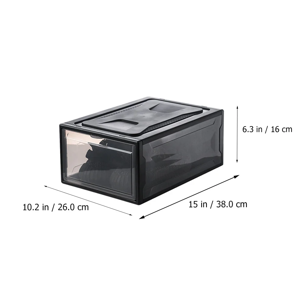 Transparent Shoe Box Acrylic PP Plastic Dust-proof Stackable Organizer Drawer Style Sneaker Container Home Storage Box 
Transparent Shoe Box Acrylic PP Plastic Dust-proof Stackable Organizer Drawer Style Sneaker Container Home Storage Box