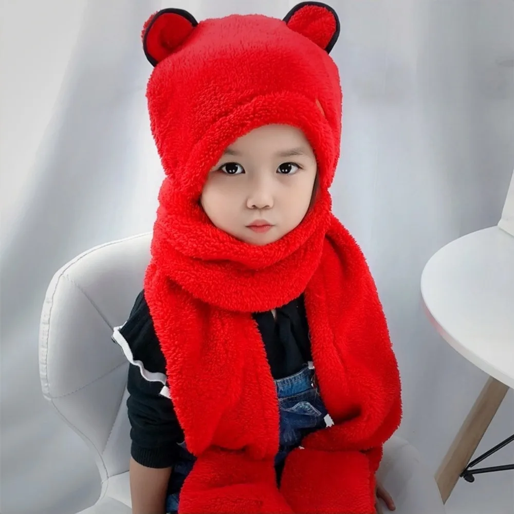 Повседневная милая шапка с медвежьими ушками, шарф, перчатки, комплект, ветрозащитные утолщенные детские шапочки, шапки, зимняя теплая шапка для защиты ушей
Повседневная милая шапка с медвежьими ушками, шарф, перчатки, комплект, ветрозащитные утолщенные детские шапочки, шапки, зимняя теплая шапка для защиты ушей