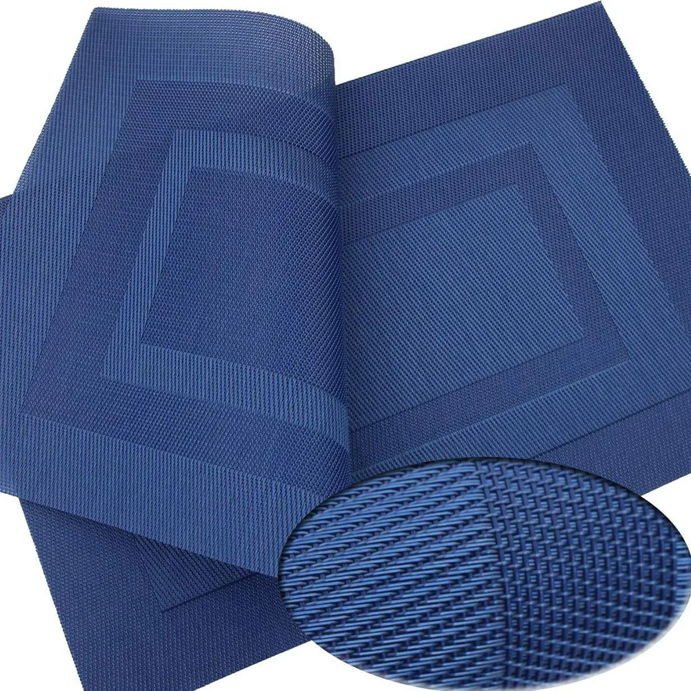 4 Pcs PVC Place Mats Dining Room Decor Rectangle Heat Resistant Washable Table Protection Placemats Home Cafe Restaurant
4 Pcs PVC Place Mats Dining Room Decor Rectangle Heat Resistant Washable Table Protection Placemats Home Cafe Restaurant