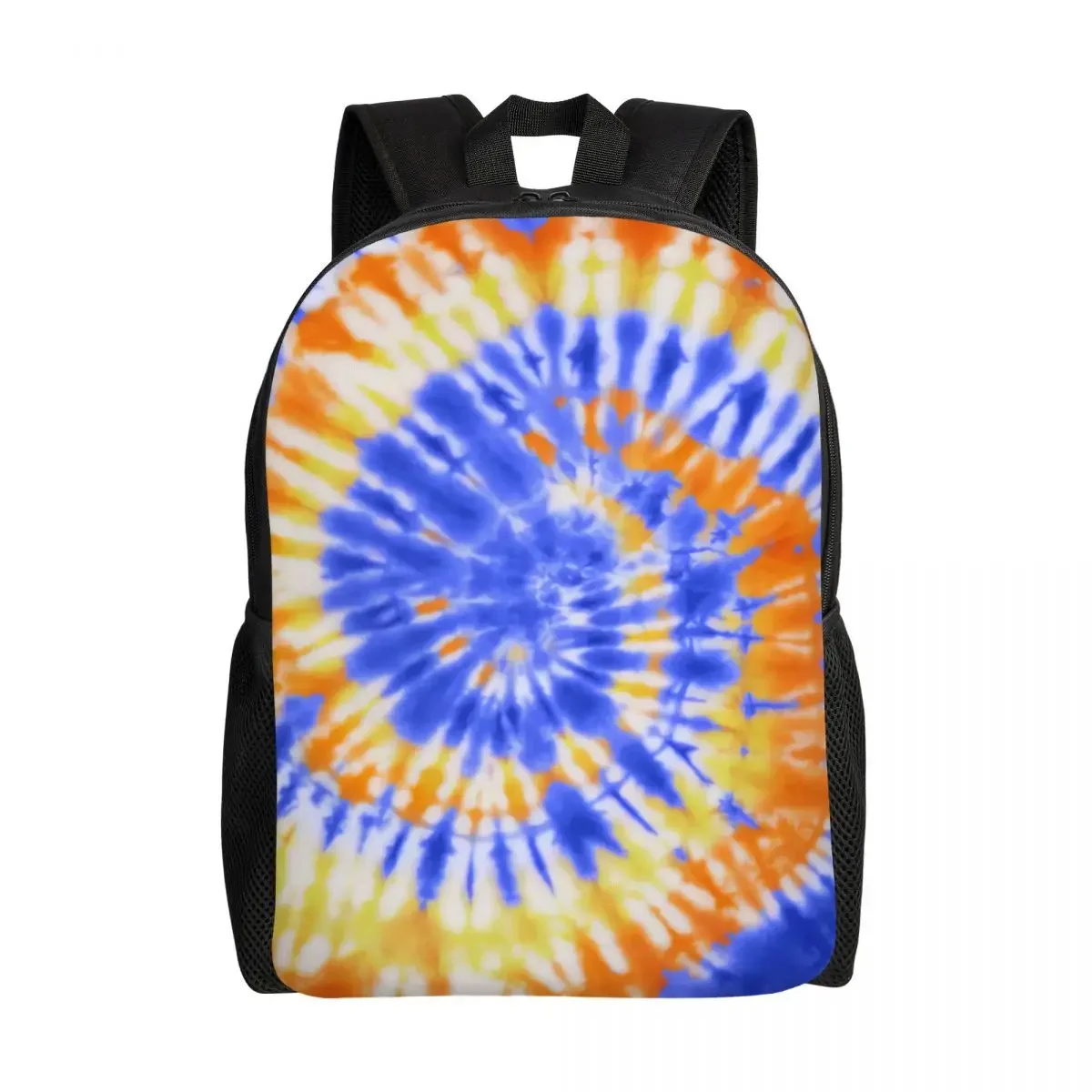 Custom Tie Dye Blue Orange And Yellow Backpack for Girls Boys School College Travel Bags Men Women Bookbag Fits 15 Inch Laptop
Custom Tie Dye Blue Orange And Yellow Backpack for Girls Boys School College Travel Bags Men Women Bookbag Fits 15 Inch Laptop