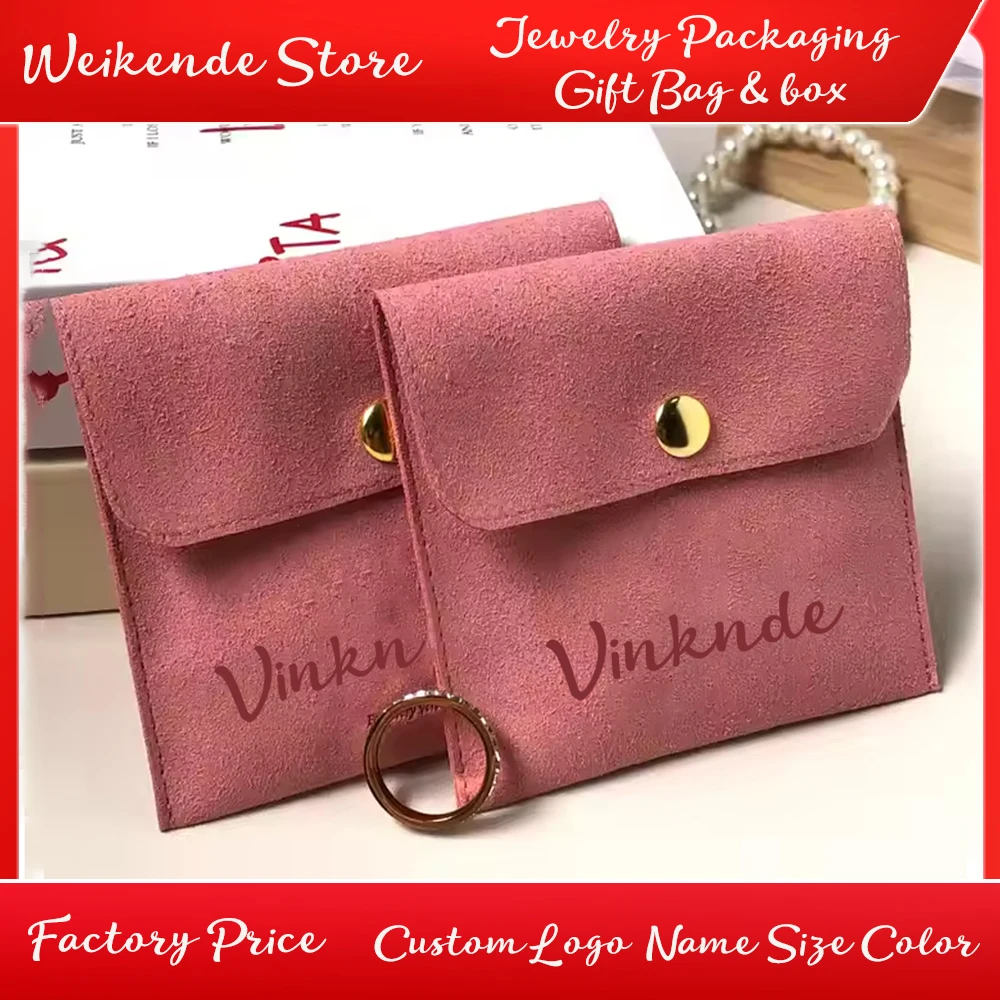 Luxury Custom Logo Printed Button Microfiber Envelop Bag for Ring Necklace Earring Jewelry Storage Wedding Gift Packaging Pouch
Luxury Custom Logo Printed Button Microfiber Envelop Bag for Ring Necklace Earring Jewelry Storage Wedding Gift Packaging Pouch