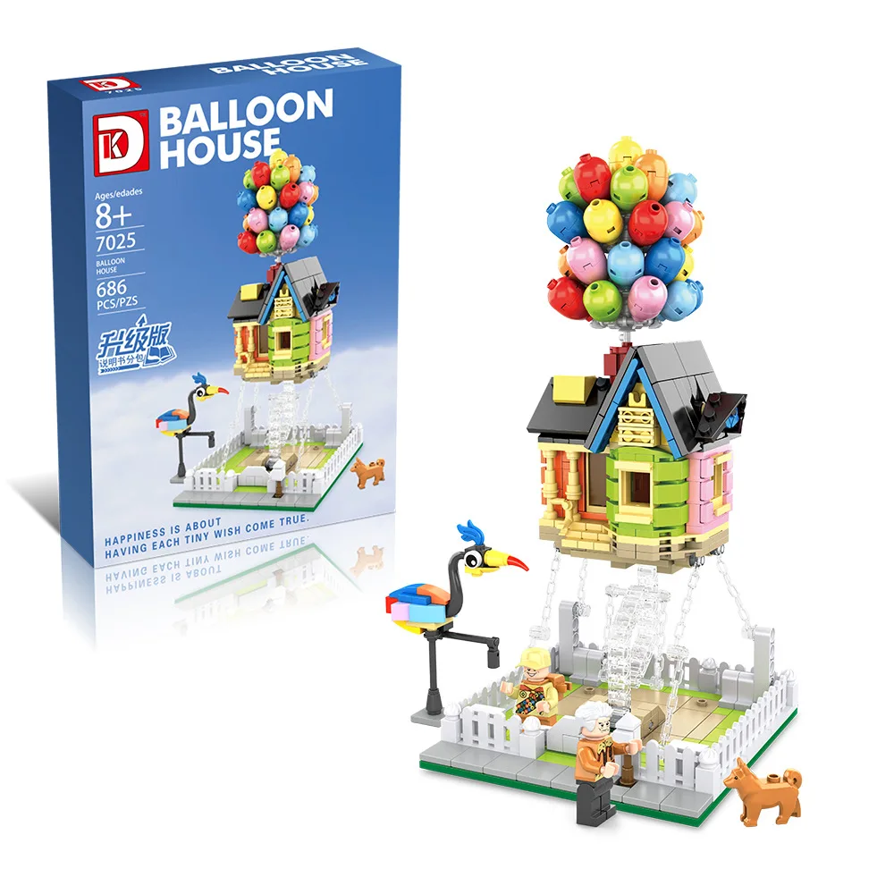 Up House Building Blocks Movie Travels Of Flying House Crane Dog Action Dolls Construction Model Kit Toys Kids Birthday
Up House Building Blocks Movie Travels Of Flying House Crane Dog Action Dolls Construction Model Kit Toys Kids Birthday