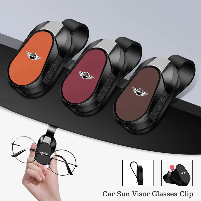 Car Glasses Sun Visor Clip Universal Eyeglasses Holder Auto Decoration For MINI Cooper JCW WORKS R55 R56 F55 F56 R57 R58 R59
Car Glasses Sun Visor Clip Universal Eyeglasses Holder Auto Decoration For MINI Cooper JCW WORKS R55 R56 F55 F56 R57 R58 R59