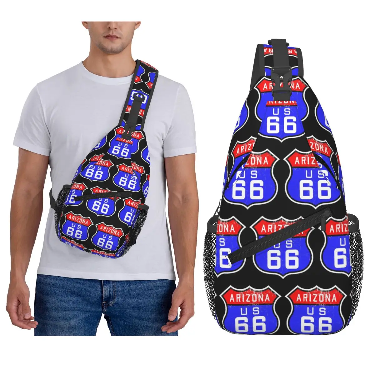 Vintage US Route 66 Chest Bag Men Sling Crossbody Backpack Chest Bag Traveling Hiking Daypack Shoulder Bag
Vintage US Route 66 Chest Bag Men Sling Crossbody Backpack Chest Bag Traveling Hiking Daypack Shoulder Bag