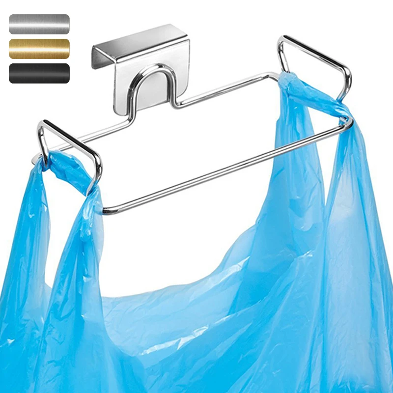 Kitchen Trash Rack Cabinet Door Garbage Bags Holder Stainless Steel Closet Garbage Storage Holder
Kitchen Trash Rack Cabinet Door Garbage Bags Holder Stainless Steel Closet Garbage Storage Holder