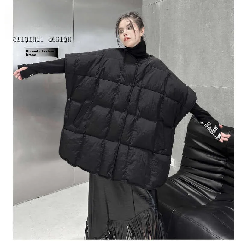 K Sle Плащ Sle Хлопковый жилет Женский осенне-зимний свободный крой Personali плюс размер Жилет с крыльями летучей мыши Верхняя одежда
K Sle Плащ Sle Хлопковый жилет Женский осенне-зимний свободный крой Personali плюс размер Жилет с крыльями летучей мыши Верхняя одежда