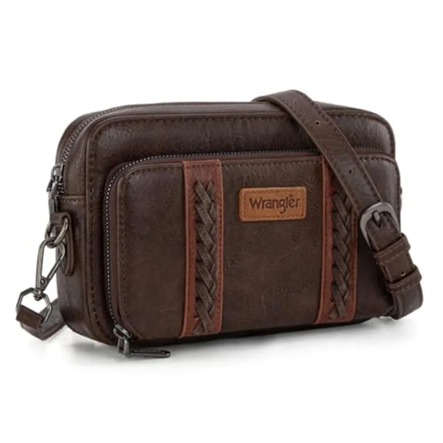 Wrangler Crossbody Bag for Women Shoulder Purse Small Multi Pocket Crossover Bag with Adjustable Strap
Wrangler Crossbody Bag for Women Shoulder Purse Small Multi Pocket Crossover Bag with Adjustable Strap