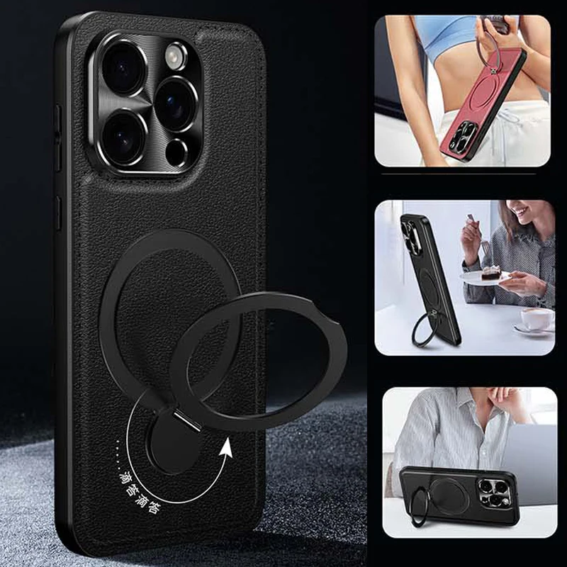 Metal Holder Bracket Lens Protection Silicone Phone Case For vivo V70 Elite Magnetic Wireless Charging Leather Back Cover Cases
Metal Holder Bracket Lens Protection Silicone Phone Case For vivo V70 Elite Magnetic Wireless Charging Leather Back Cover Cases