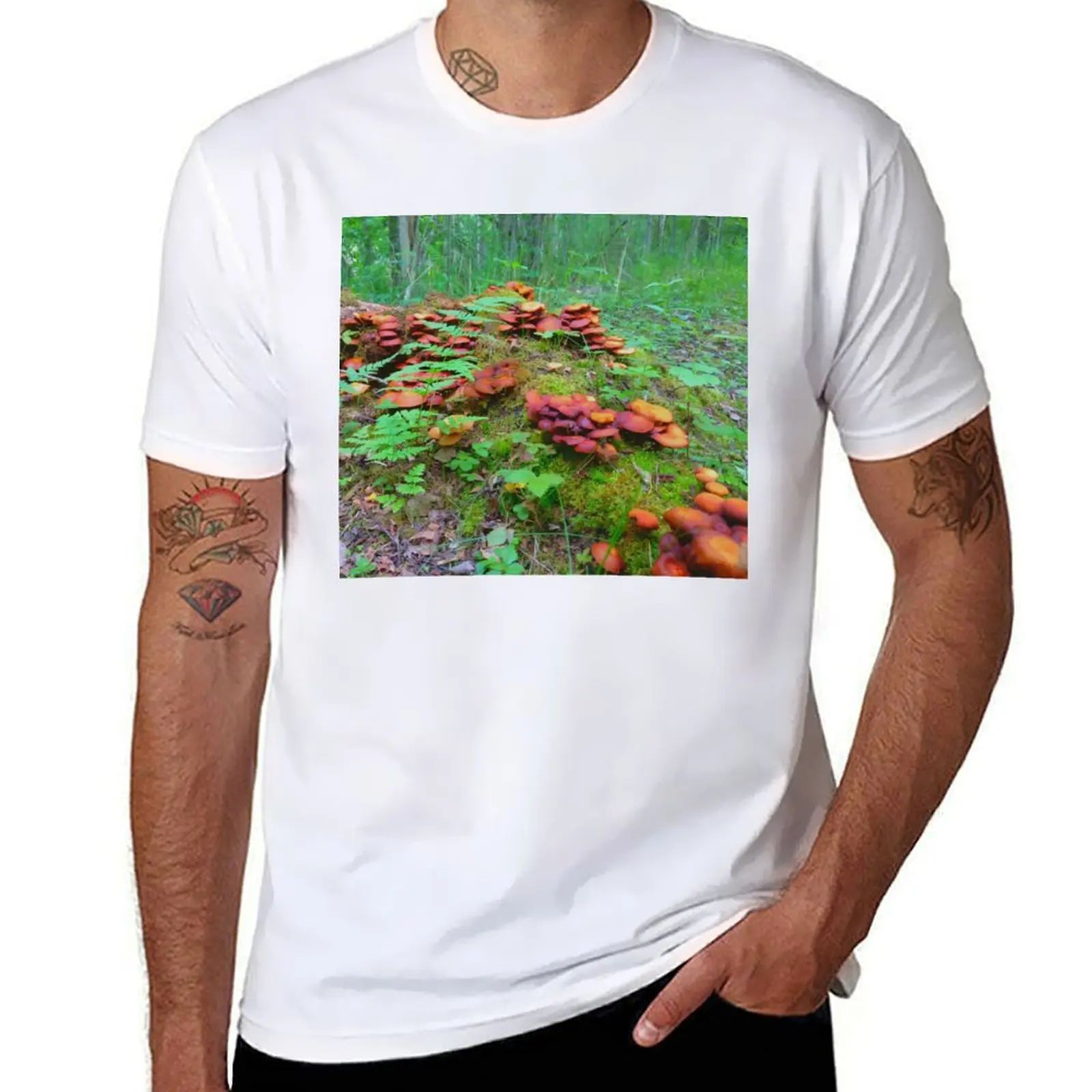| Mushrooms Nature Varmland Swedish | Sweden | T-Shirt Retro Style Print Casual Top
| Mushrooms Nature Varmland Swedish | Sweden | T-Shirt Retro Style Print Casual Top