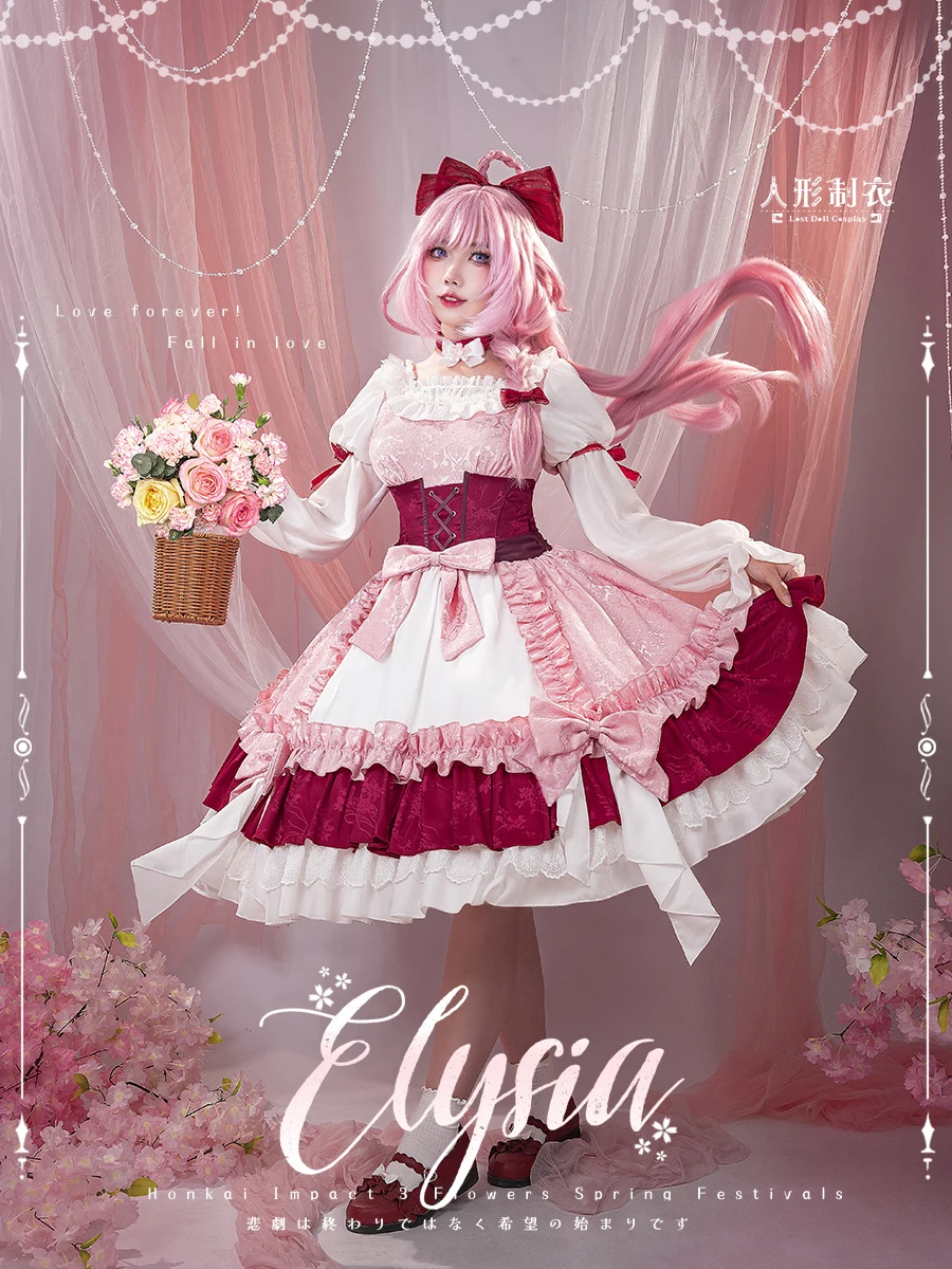 Костюм для косплея Honkai Impact 3rd Elysia с цветами, Весенний фестиваль, костюм для косплея, униформа для косплея из аниме, одежда для ролевых игр Hallowen
Костюм для косплея Honkai Impact 3rd Elysia с цветами, Весенний фестиваль, костюм для косплея, униформа для косплея из аниме, одежда для ролевых игр Hallowen