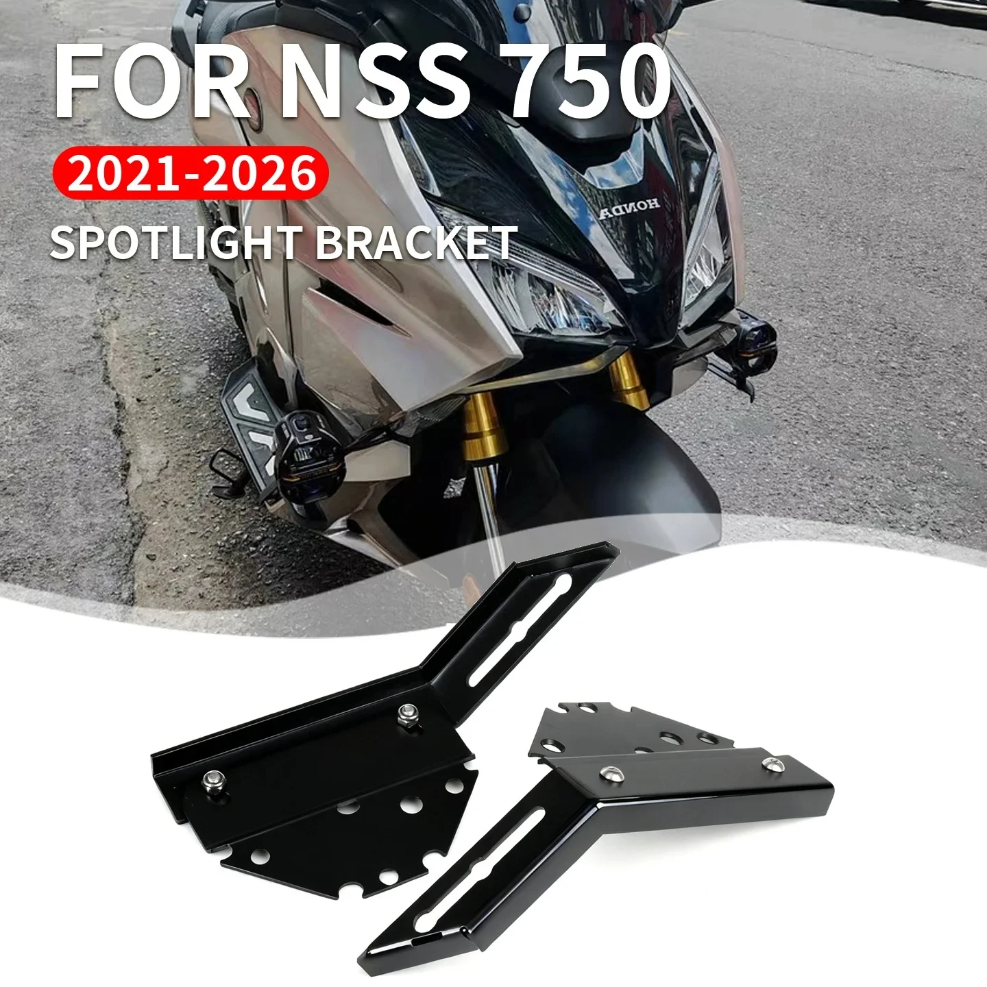 Suitable for Honda FORZA750 2021-2025 modified foot pedal extended spotlight bracket NSS750 foot pedal auxiliary light
Suitable for Honda FORZA750 2021-2025 modified foot pedal extended spotlight bracket NSS750 foot pedal auxiliary light