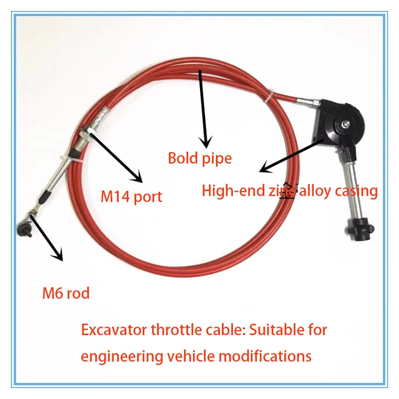Excavator Operator Throttle Line Controller Carter Hitachi Kobelco Daewoo Excavator Modified Hand-pulled Throttle Line Excavator
Excavator Operator Throttle Line Controller Carter Hitachi Kobelco Daewoo Excavator Modified Hand-pulled Throttle Line Excavator