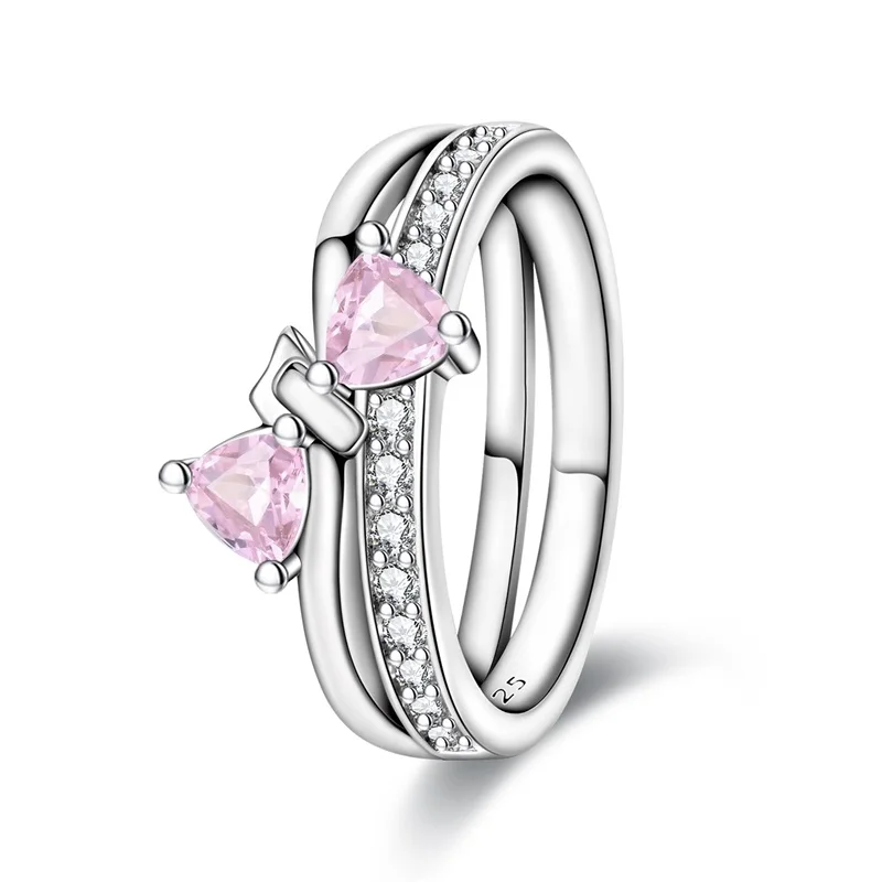 925 Sterling Silver Bow Ring for Women Sparkling Zircon Fashion Jewelry Fine Wedding Anniversary Gift
925 Sterling Silver Bow Ring for Women Sparkling Zircon Fashion Jewelry Fine Wedding Anniversary Gift