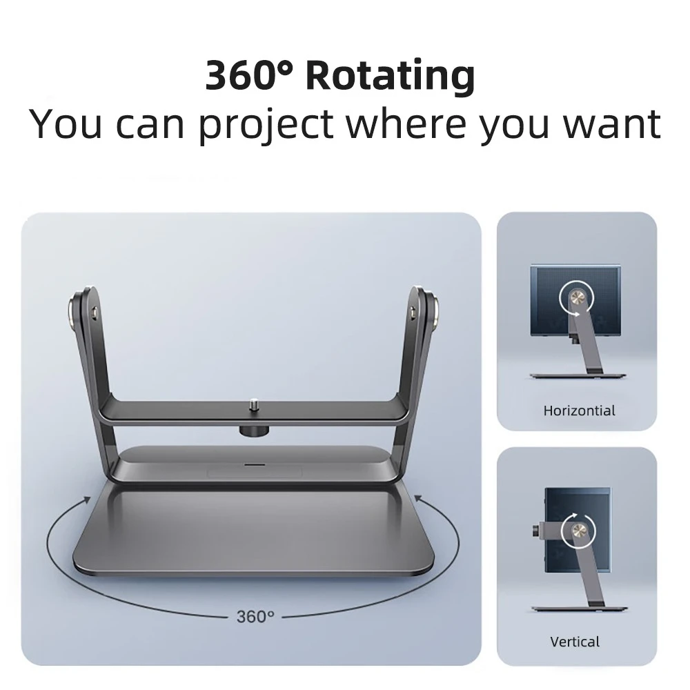 Yinzam 360 Degree Gimbal Bracket Aluminum Alloy Projector Bracket with Vertical and Horizontal Adjust for Vidda D6
Yinzam 360 Degree Gimbal Bracket Aluminum Alloy Projector Bracket with Vertical and Horizontal Adjust for Vidda D6
