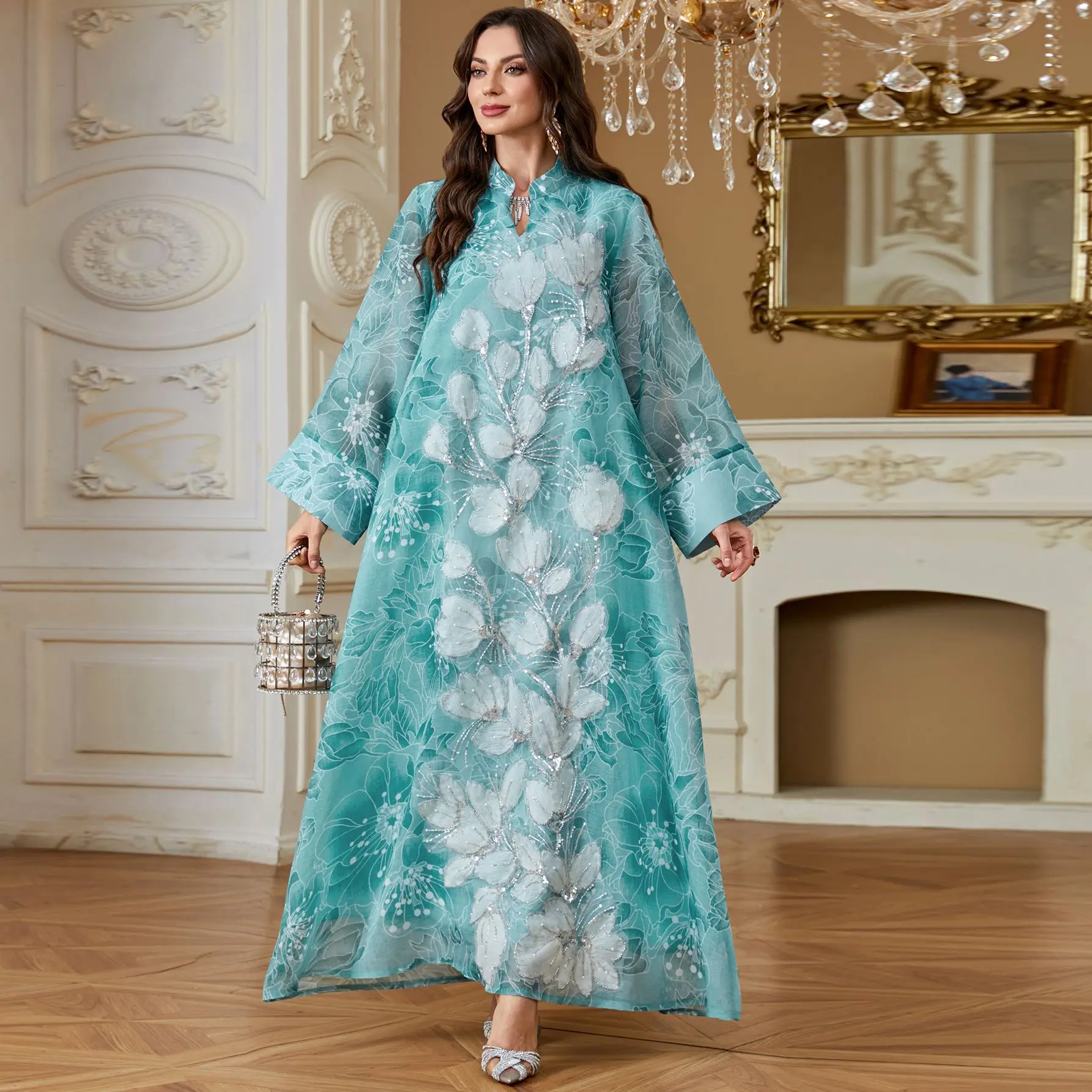 Eid Dress Abaya Women Muslim Party Dresses Sequins Vestidos Dubai Abayas Kaftan Islam Arab Long Robe Ramadan Morocco Jalabiya
Eid Dress Abaya Women Muslim Party Dresses Sequins Vestidos Dubai Abayas Kaftan Islam Arab Long Robe Ramadan Morocco Jalabiya