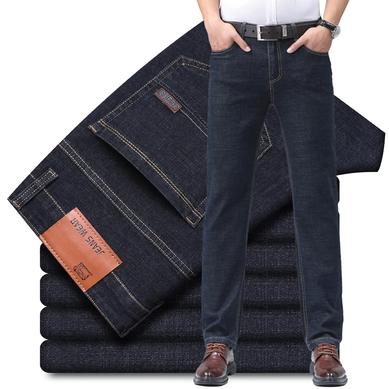 2024 New Straight Business Men's Jeans Fashion Pants Cotton Soft Casual Stretch Denim Trousers Male Brand Clothes
2024 New Straight Business Men's Jeans Fashion Pants Cotton Soft Casual Stretch Denim Trousers Male Brand Clothes