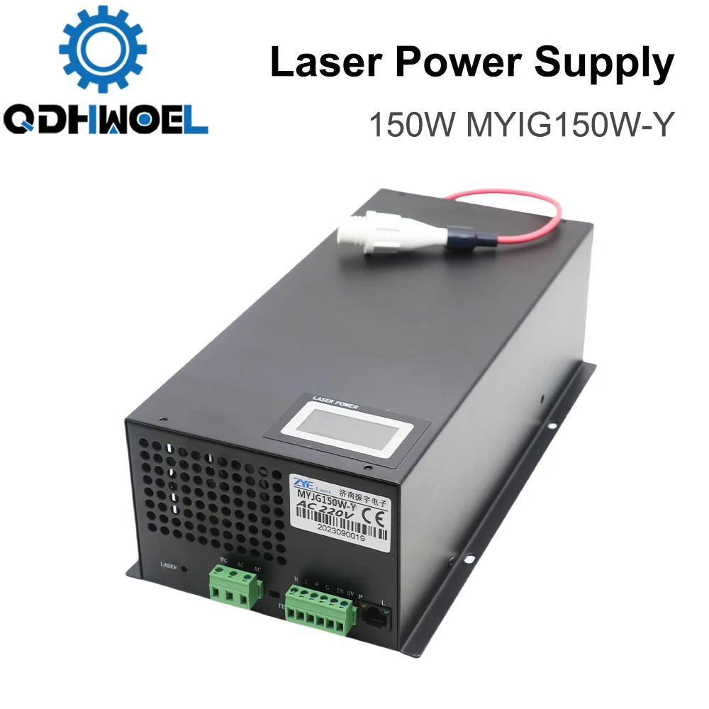 QDHWOEL MYJG150W-Y ZYE 150 Вт дисплей Co2 лазерный источник питания металлический ящик источник для стеклянной трубки лазерная гравировальная машина для резки
QDHWOEL MYJG150W-Y ZYE 150 Вт дисплей Co2 лазерный источник питания металлический ящик источник для стеклянной трубки лазерная гравировальная машина для резки