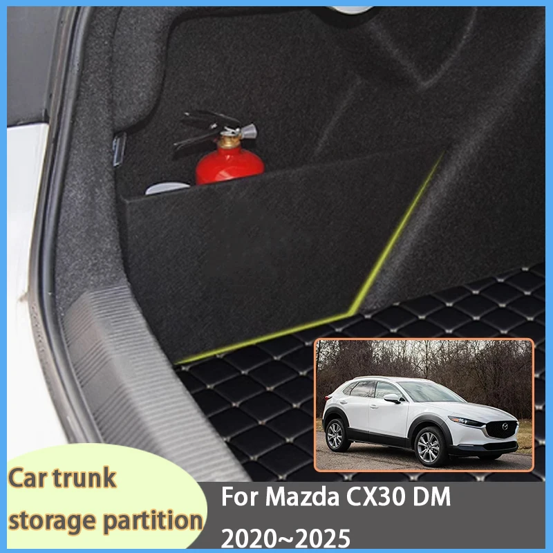 For Mazda CX30 DM 2020~2025 2021 2022 Upgrade Organizer Trunk Side Partition Trunk Interior Storage Box Parts
For Mazda CX30 DM 2020~2025 2021 2022 Upgrade Organizer Trunk Side Partition Trunk Interior Storage Box Parts