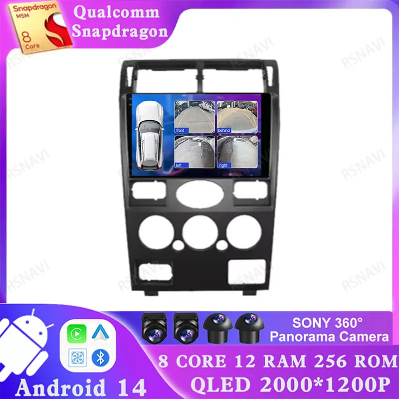 Android 14 For Ford Mondeo 3 2004 - 2007 4G LTE Multimedia Stereo Head Unit GPS NAVI Qualcomm 5G WIFI BT Carplay Auto 2DIN DSP
Android 14 For Ford Mondeo 3 2004 - 2007 4G LTE Multimedia Stereo Head Unit GPS NAVI Qualcomm 5G WIFI BT Carplay Auto 2DIN DSP