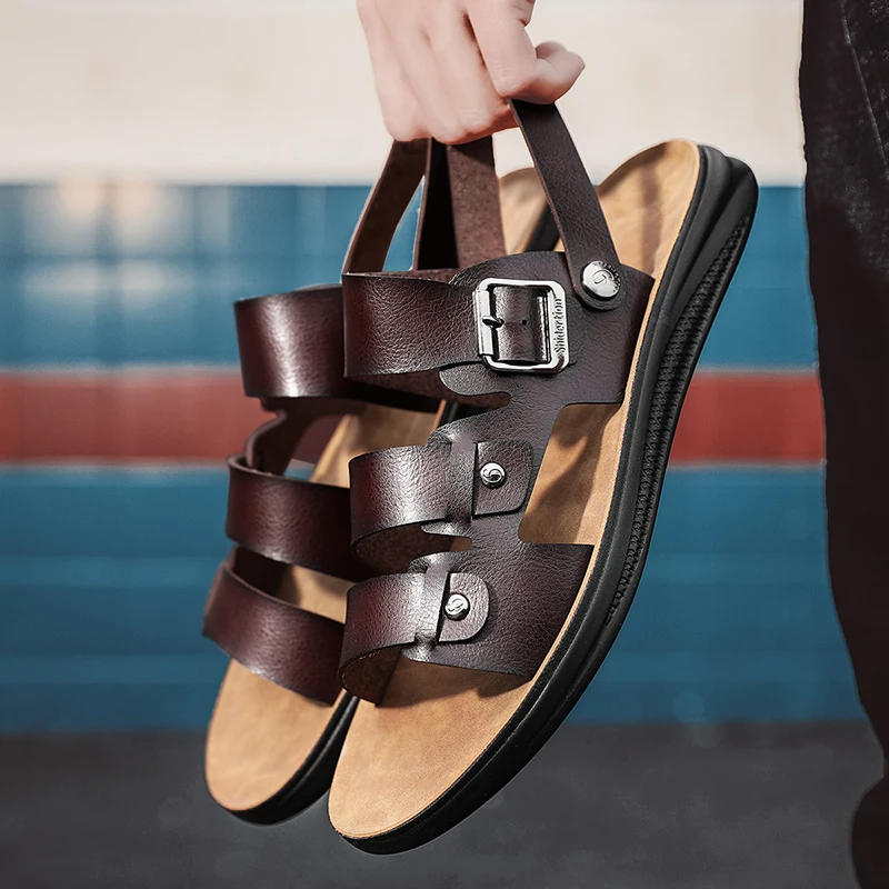 Summer Trendy Men Outdoor Beach Sandals Wear Resistant Breathable Non Slip Casual Flat Sandals for Men
Summer Trendy Men Outdoor Beach Sandals Wear Resistant Breathable Non Slip Casual Flat Sandals for Men