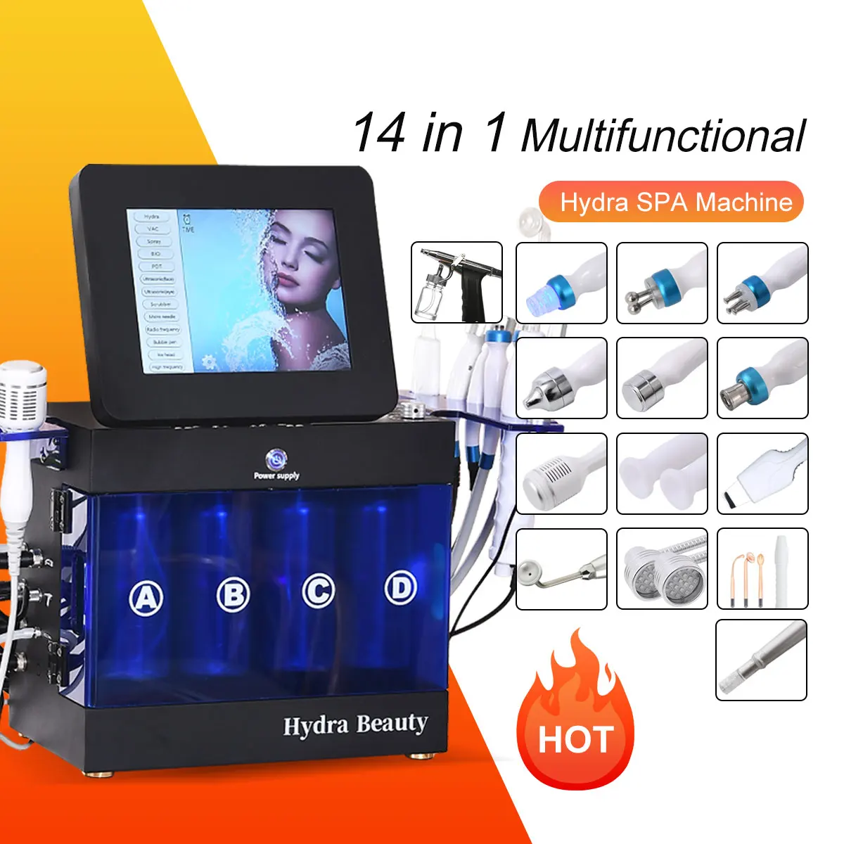 Hot selling 14 In 1 Diamond Peeling Hydro facial machine water jet Aqua facial Vacuum Skin Care Cleaning lifting bubble spa
Hot selling 14 In 1 Diamond Peeling Hydro facial machine water jet Aqua facial Vacuum Skin Care Cleaning lifting bubble spa