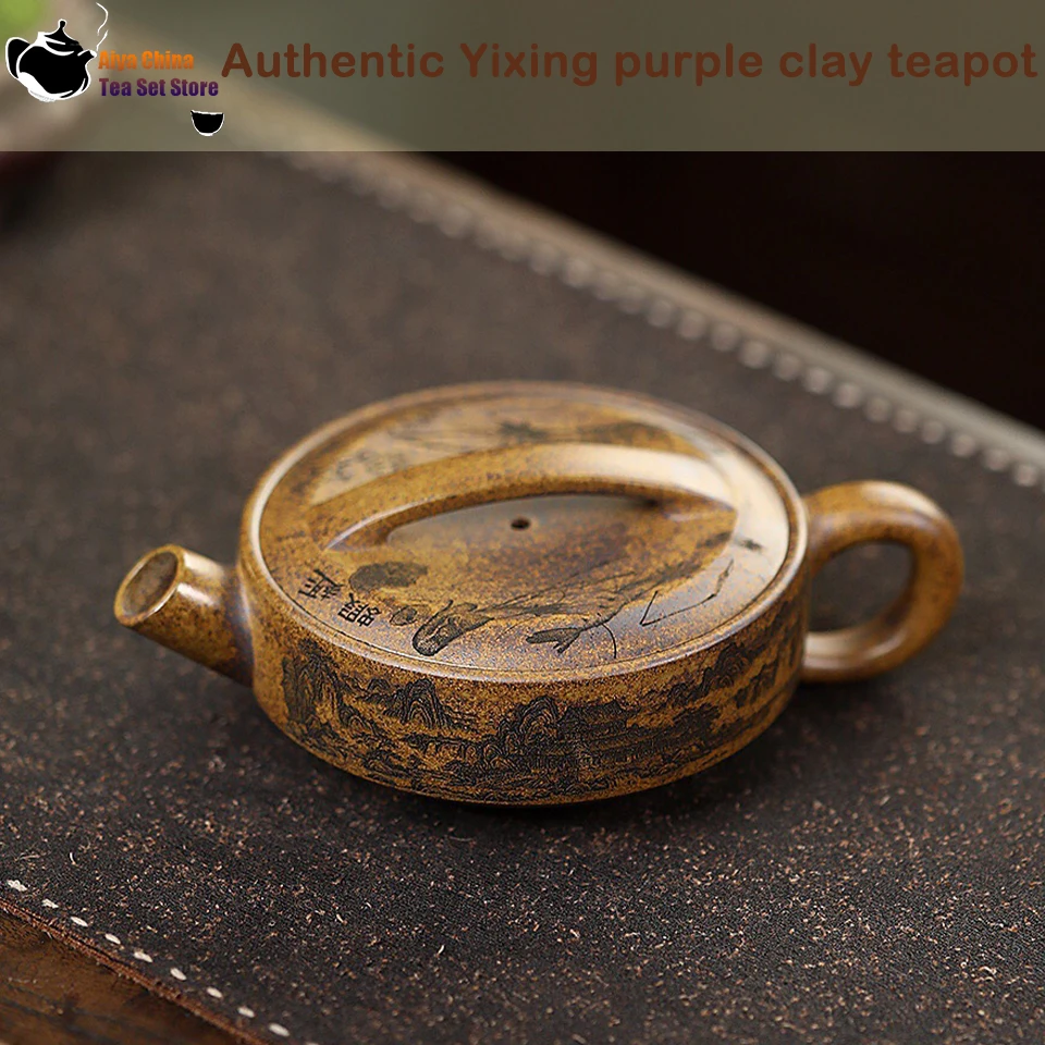 Yixing purple clay teapot dragon bone golden sand special high temperature wood fired golden rabbit tea set Chinese teapot
Yixing purple clay teapot dragon bone golden sand special high temperature wood fired golden rabbit tea set Chinese teapot