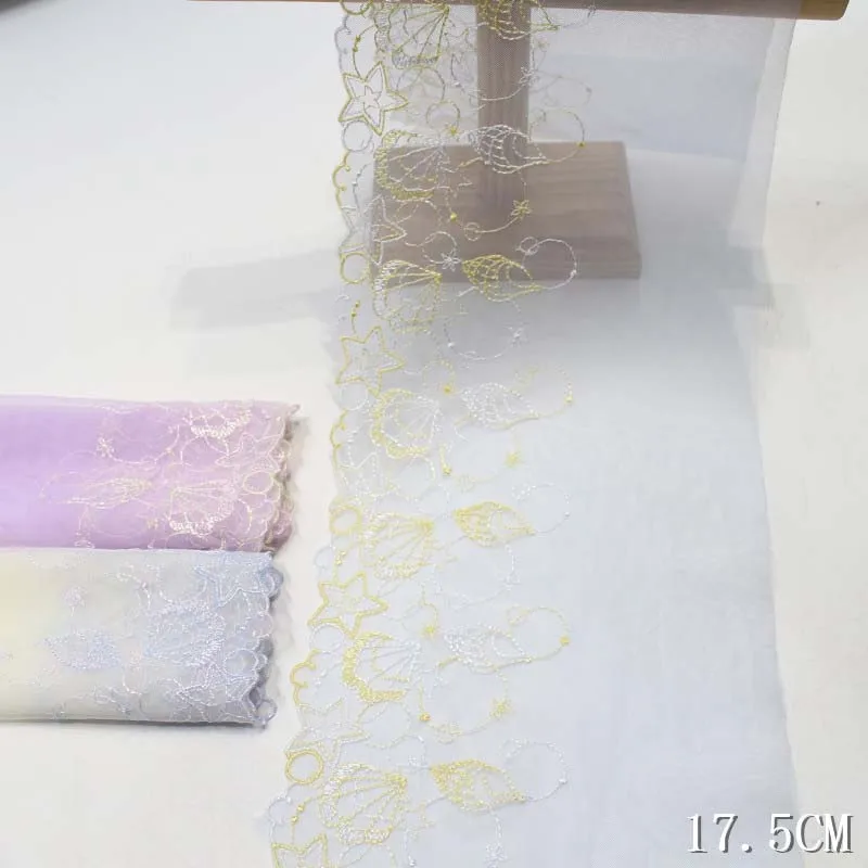 58Yards Blue Purple Embroidered Lace Trim Lingerie Sewing Craft DIY Apparel Fabric Lace Dress Garment Accessory
58Yards Blue Purple Embroidered Lace Trim Lingerie Sewing Craft DIY Apparel Fabric Lace Dress Garment Accessory