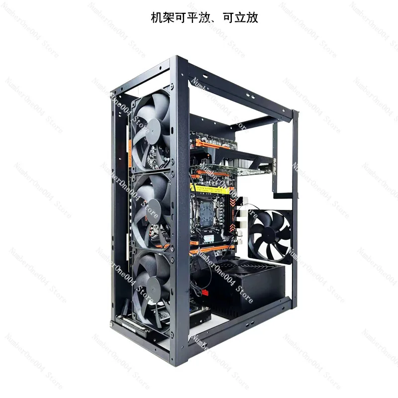 A-ONEBOX Stackable Open-Frame Chassis - Dual EATX for X79/X99, Supports Horizontal/Vertical AI Computing Racks
A-ONEBOX Stackable Open-Frame Chassis - Dual EATX for X79/X99, Supports Horizontal/Vertical AI Computing Racks