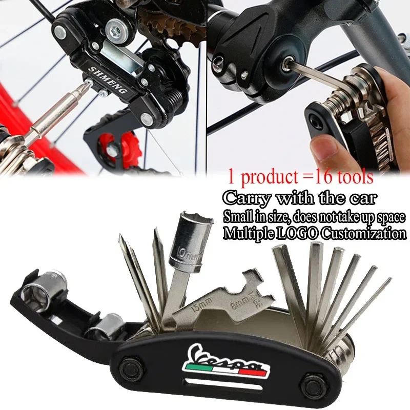 Motorcycle Multifunction Tool Repair 16 Functions Screwdriver Set For Vespa GTS300 GTS 300 Accessories GTV LX PX LT Accessories
Motorcycle Multifunction Tool Repair 16 Functions Screwdriver Set For Vespa GTS300 GTS 300 Accessories GTV LX PX LT Accessories