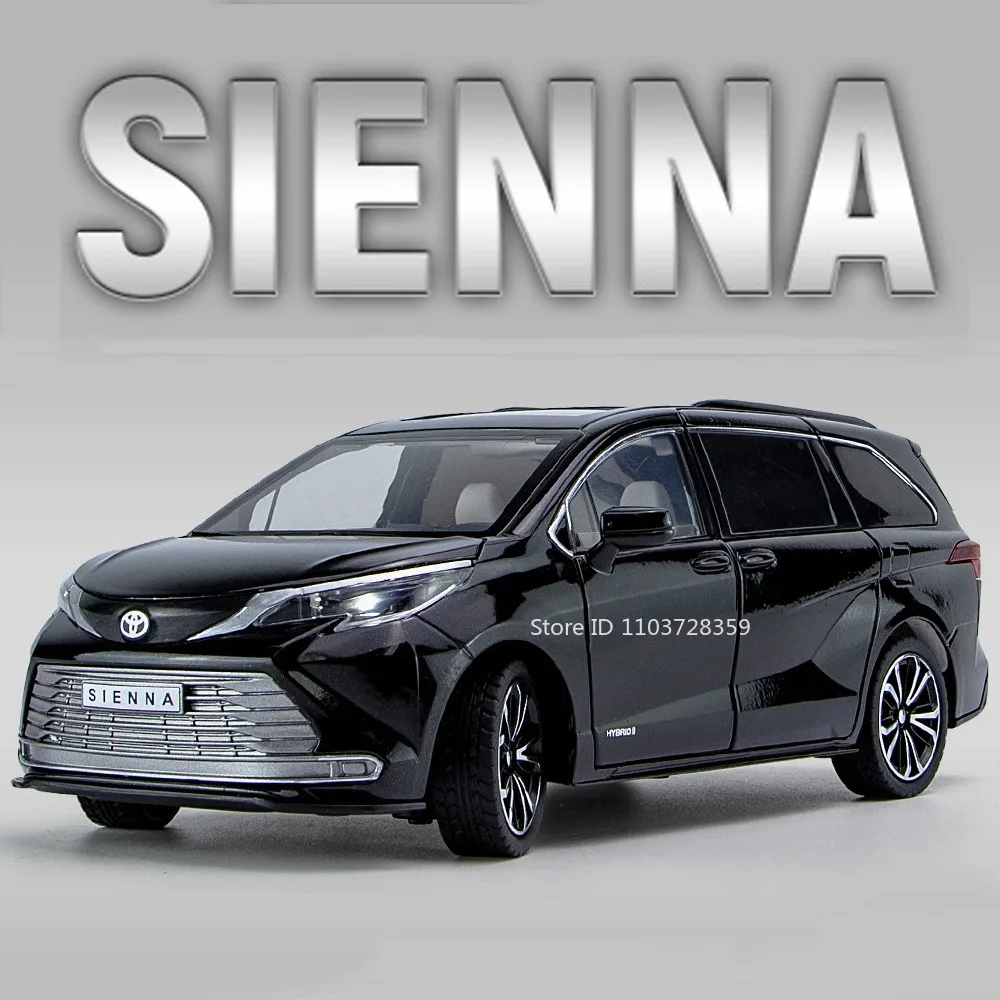 1:24 Scale Sienna RAV4 Toy Model Cars Alloy Diecast Sound Light Doors Opened Pull Back Simulation Vehicles Kids Birthday Gifts
1:24 Scale Sienna RAV4 Toy Model Cars Alloy Diecast Sound Light Doors Opened Pull Back Simulation Vehicles Kids Birthday Gifts