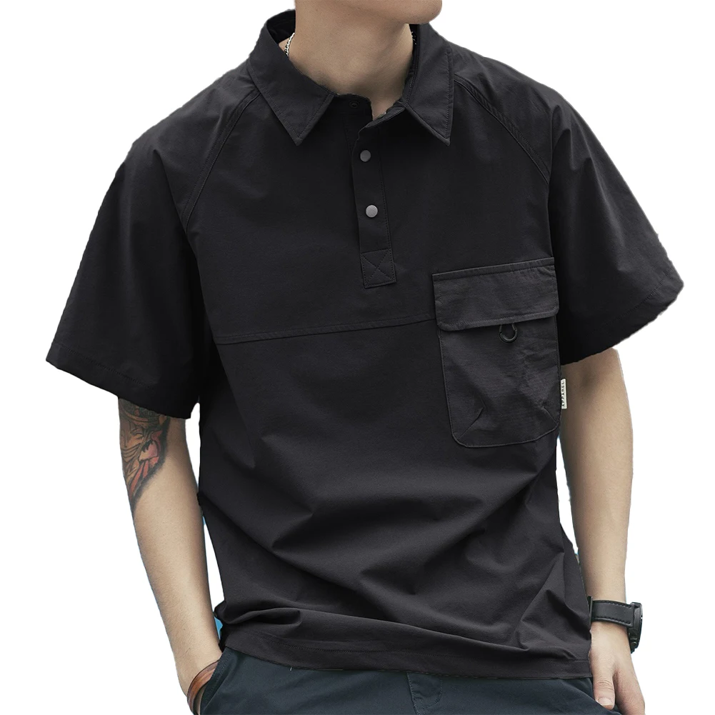 High Street Top Lapel Cargo Tee Brand New Clothing Casual Wear Minimalist Style Tee Regular Fit Top Summer Casual
High Street Top Lapel Cargo Tee Brand New Clothing Casual Wear Minimalist Style Tee Regular Fit Top Summer Casual