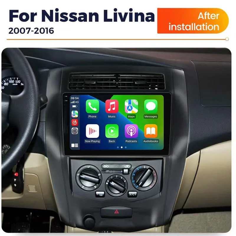 10“4+64GB For Nissan Livina 2007-2016 CarPlay Navigation GPS Car Radio Multimedia Player BT WiFi DSP Stereo Wired android auto 2
10“4+64GB For Nissan Livina 2007-2016 CarPlay Navigation GPS Car Radio Multimedia Player BT WiFi DSP Stereo Wired android auto 2