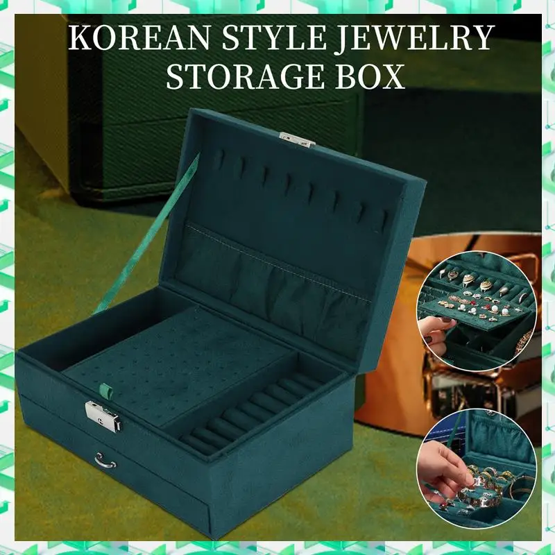 FIZP Jewelry Box Organizer, Large Necklace Jewelry Storage Organizer With Drawer Lock Women Jewelry Display Holder Case
FIZP Jewelry Box Organizer, Large Necklace Jewelry Storage Organizer With Drawer Lock Women Jewelry Display Holder Case