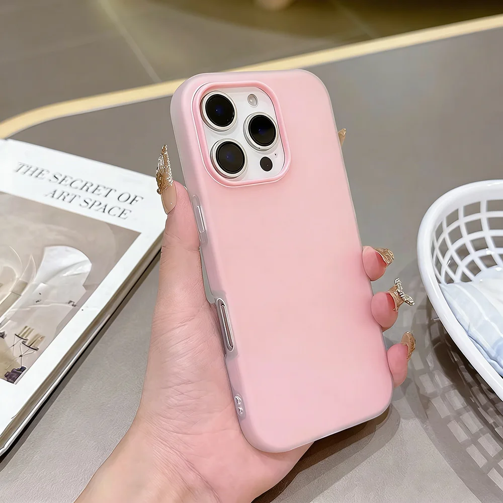 Candy Color Matte Silicone Phone Case For iPhone 17 Pro Max 16 12 13 11 15 14 Pro Max Air 2 IN 1 Shockproof Bumper Funda Cover
Candy Color Matte Silicone Phone Case For iPhone 17 Pro Max 16 12 13 11 15 14 Pro Max Air 2 IN 1 Shockproof Bumper Funda Cover