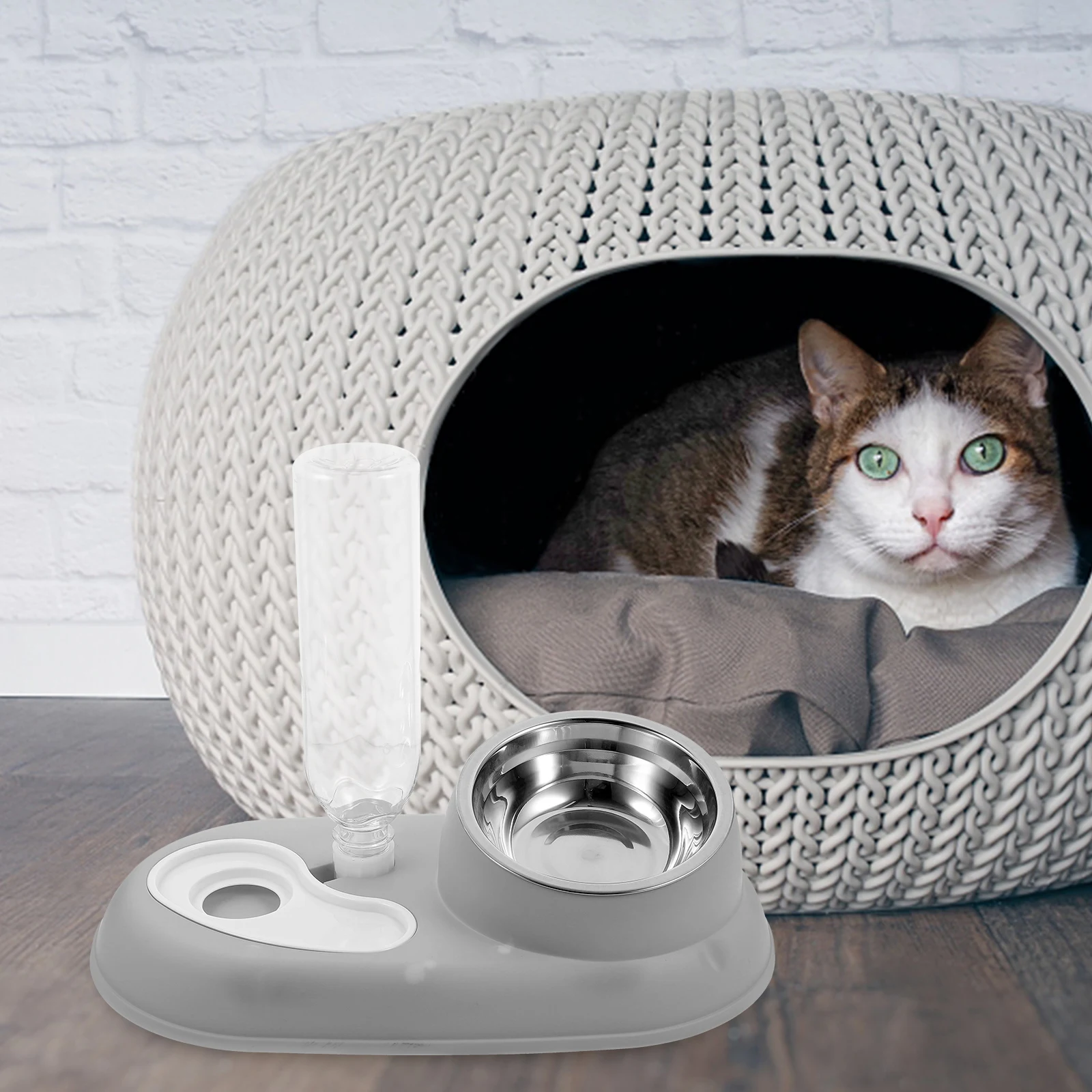 Automatic Pet Food Feeder Dual Function Cat Dog Water Feeder Smooth Portable Indoor Bowl Pet Bowls for Cats Cat Bowl
Automatic Pet Food Feeder Dual Function Cat Dog Water Feeder Smooth Portable Indoor Bowl Pet Bowls for Cats Cat Bowl