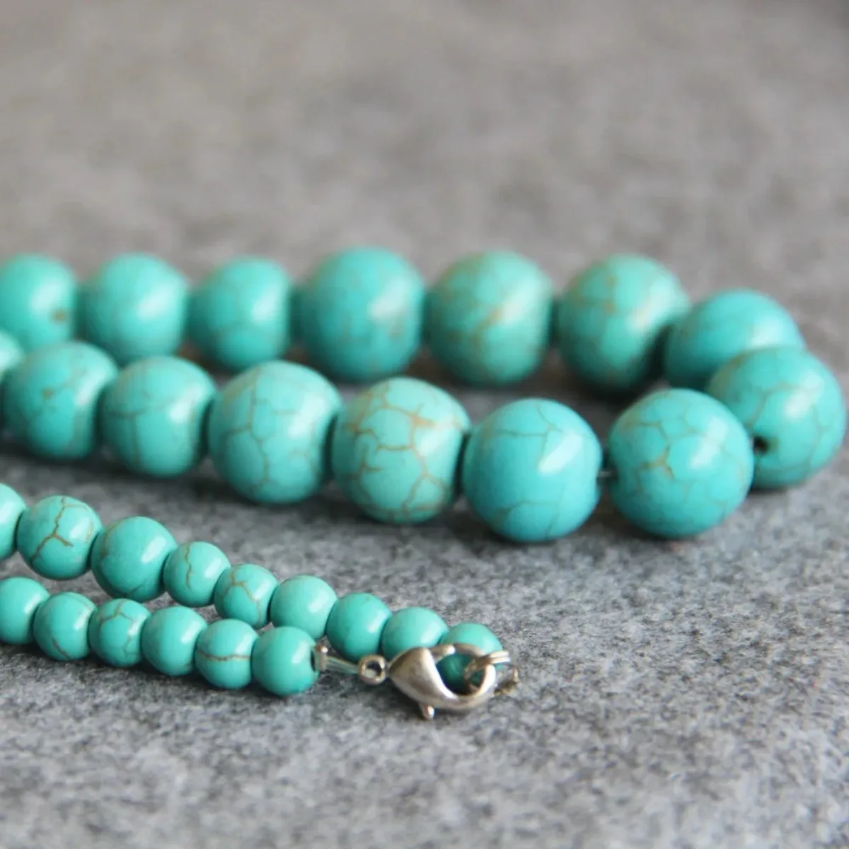 6-14mm Round Blue Turkey Turquoise Stone Beads Stripe DIY Necklace Girls Neckwear 18inch Hand Made Fashion Jewelry Making Design
6-14mm Round Blue Turkey Turquoise Stone Beads Stripe DIY Necklace Girls Neckwear 18inch Hand Made Fashion Jewelry Making Design