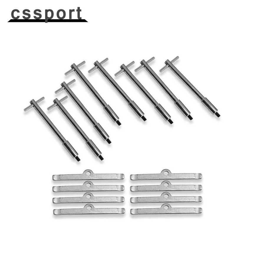 Chrome Valve Cover Hold Down Kit Tall T Bar Bolts Tabs For Chevy SBC 283 327 350
Chrome Valve Cover Hold Down Kit Tall T Bar Bolts Tabs For Chevy SBC 283 327 350