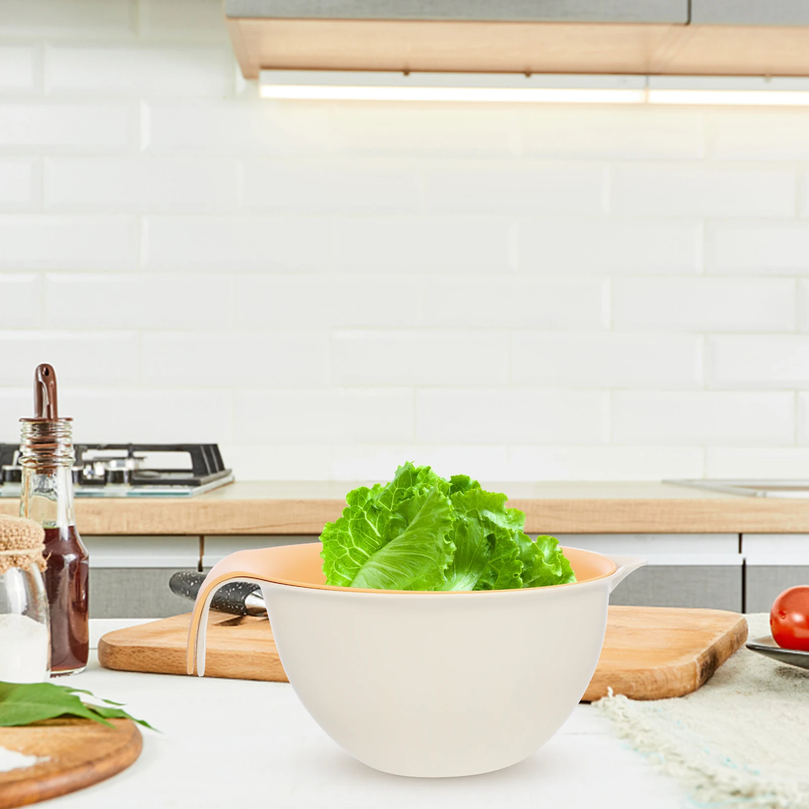 Double Layer Vegetable Washing Basket Fast Drainage Hollow Holes Smooth Edges Easy Clean Multi-functional Kitchen for Pasta
Double Layer Vegetable Washing Basket Fast Drainage Hollow Holes Smooth Edges Easy Clean Multi-functional Kitchen for Pasta