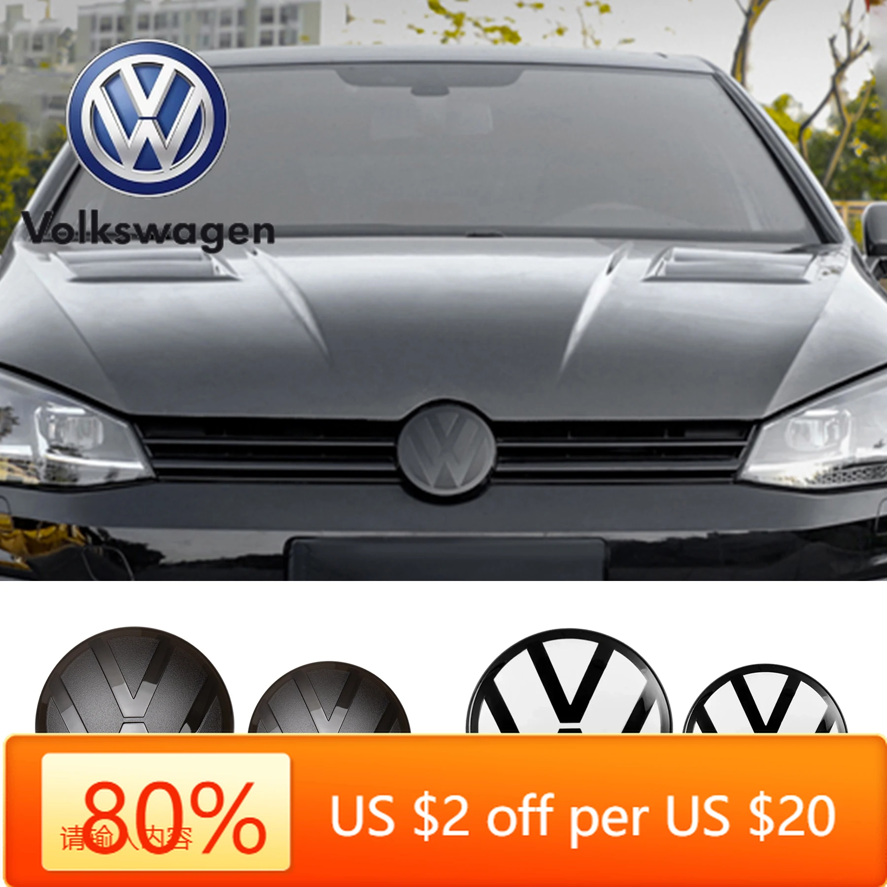 Hot Emblems 1/2Pcs Car Front Bonnet Grill Rear Trunk Emblem Logo Cover For Volkswagen Golf 7 mk7 6 mk6 7.5 8 mk8 Variant VW Polo
Hot Emblems 1/2Pcs Car Front Bonnet Grill Rear Trunk Emblem Logo Cover For Volkswagen Golf 7 mk7 6 mk6 7.5 8 mk8 Variant VW Polo