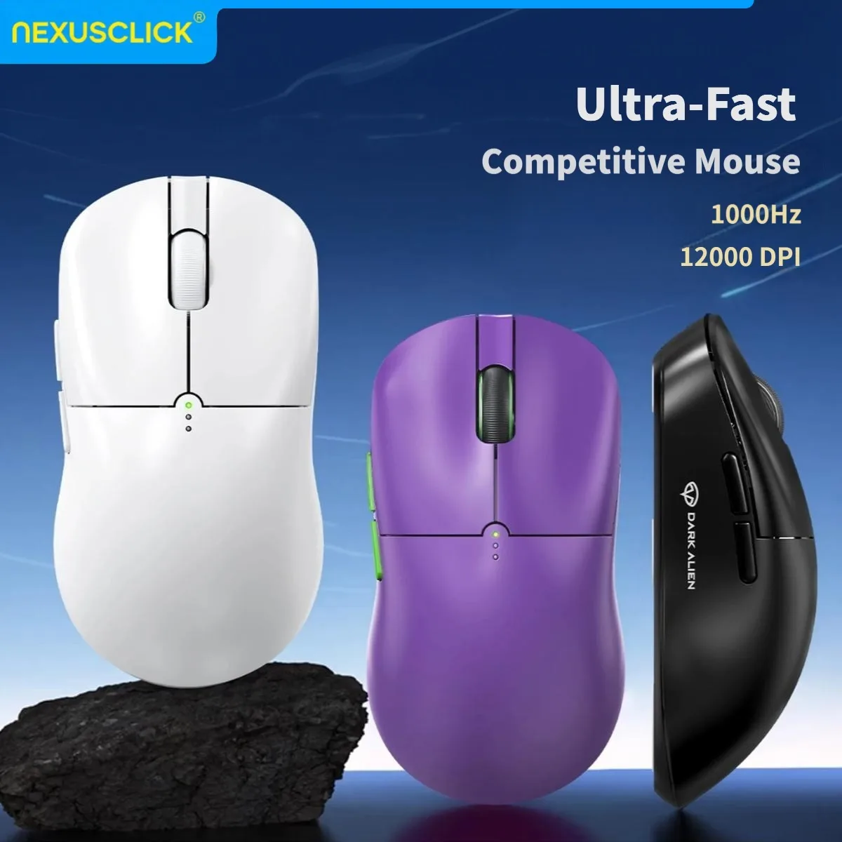 NexusClick Tri-Mode BT/2.4G/Wireless Gaming Mouse,PixArt PAW3311 Sensor 12000 DPI Ergonomic Rechargeable Charging Dock for Gamer
NexusClick Tri-Mode BT/2.4G/Wireless Gaming Mouse,PixArt PAW3311 Sensor 12000 DPI Ergonomic Rechargeable Charging Dock for Gamer