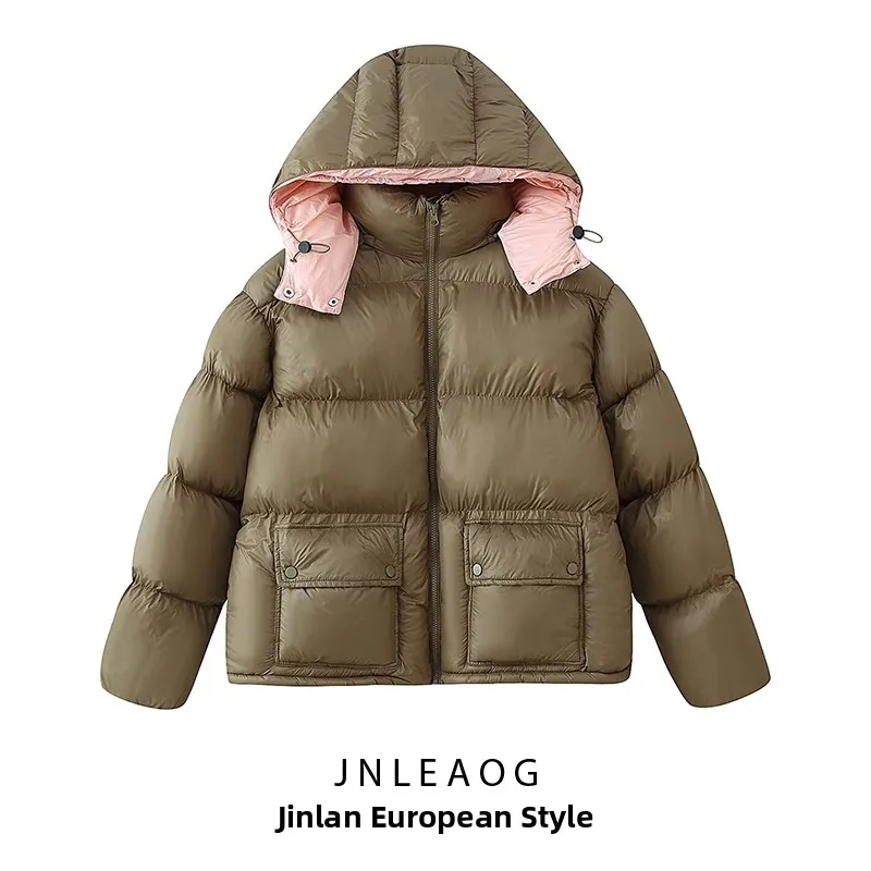 JNLEAOG Faionable Color Blo Hooded Cotton Jaet Women's Street Sle Long Sve Zipper Closure round Ne Coat
JNLEAOG Faionable Color Blo Hooded Cotton Jaet Women's Street Sle Long Sve Zipper Closure round Ne Coat