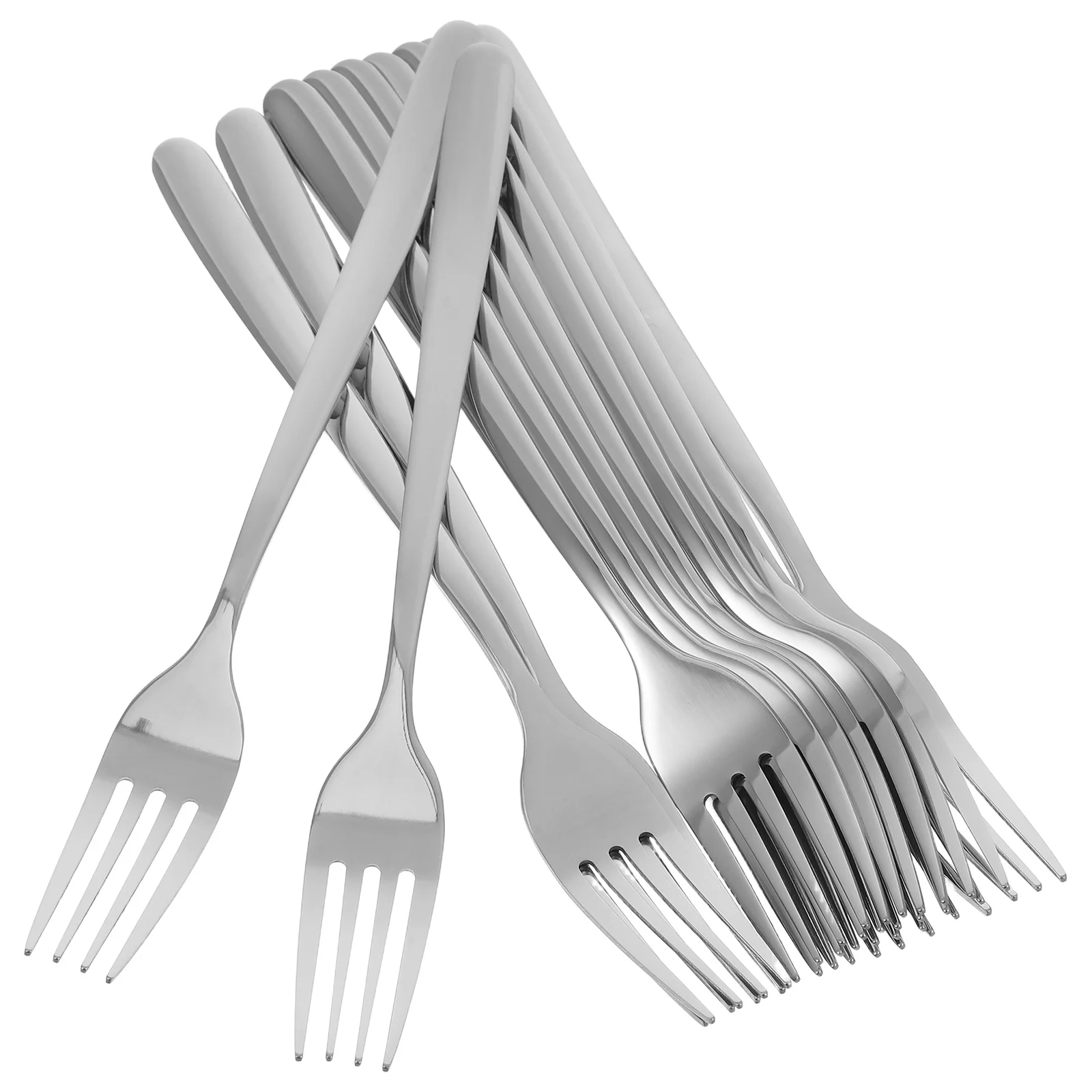 12Pcs Stainless Steel Flatware Set Dinner Forks Steak Appetizer Salad Dessert Cake Silverware for Home Restaurant Hotel
12Pcs Stainless Steel Flatware Set Dinner Forks Steak Appetizer Salad Dessert Cake Silverware for Home Restaurant Hotel