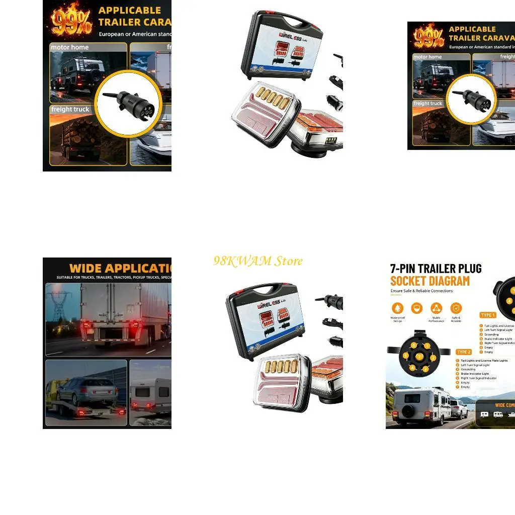Detachable Truck Tail Lights 5 Light Modes High Visibility Day And Night 68UF
Detachable Truck Tail Lights 5 Light Modes High Visibility Day And Night 68UF