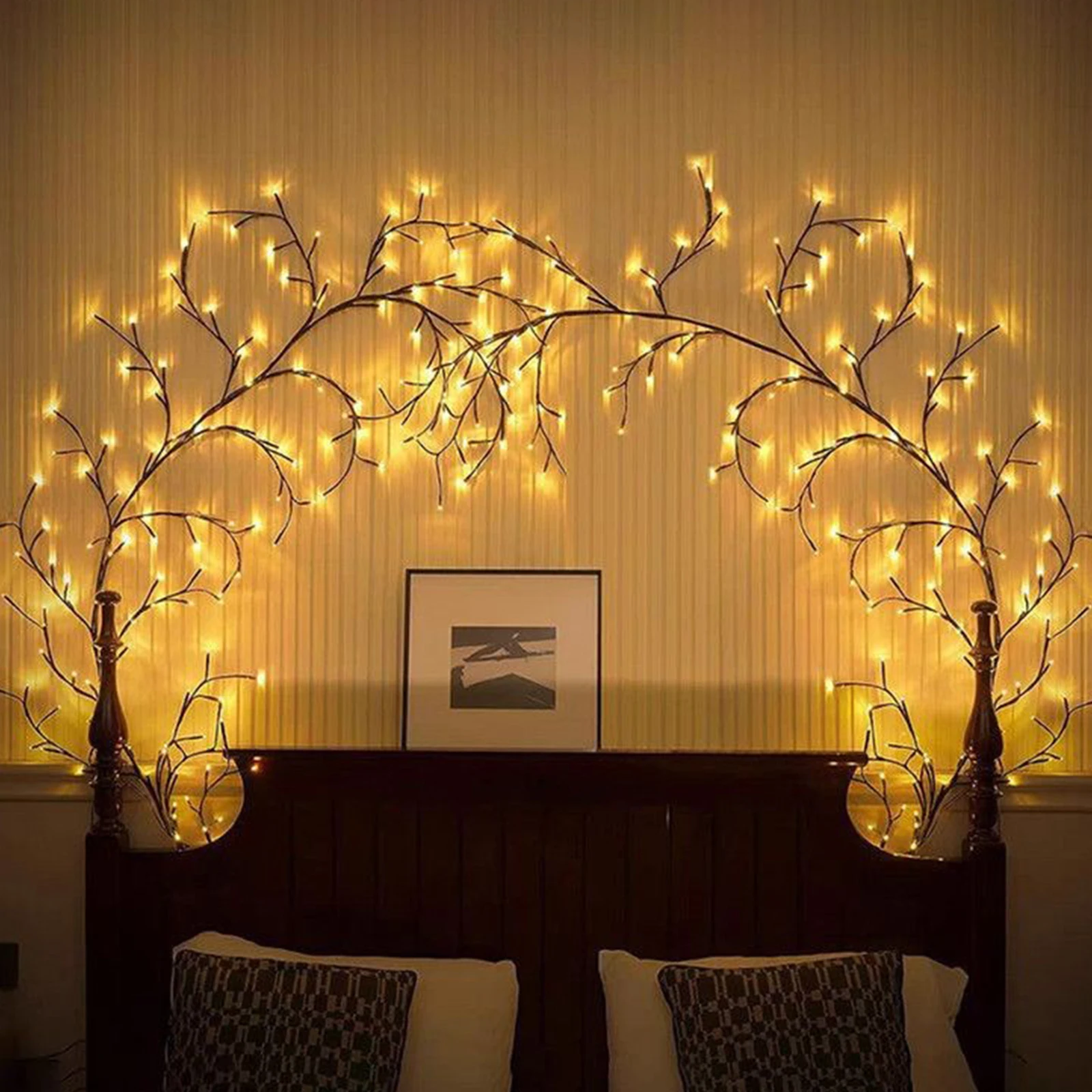 Гирлянда из ивы, 8 режимов, для рождественского декора (1,6 м, 72 светодиода)
Гирлянда из ивы, 8 режимов, для рождественского декора (1,6 м, 72 светодиода)