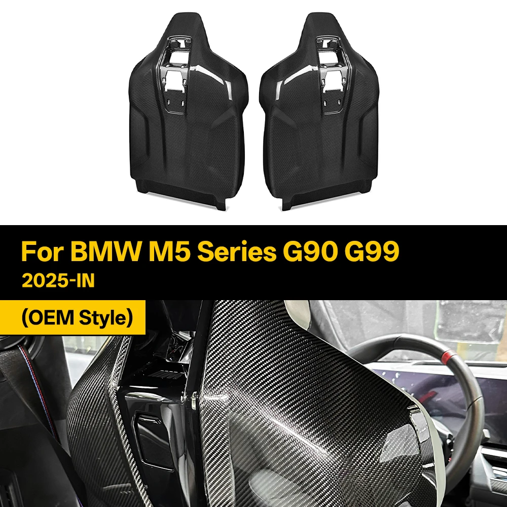 Real Dry Carbon Fiber Seat Back Cover for BMW M5 Series G90 G99 2025-IN OEM Style 1Pcs/Piece
Real Dry Carbon Fiber Seat Back Cover for BMW M5 Series G90 G99 2025-IN OEM Style 1Pcs/Piece