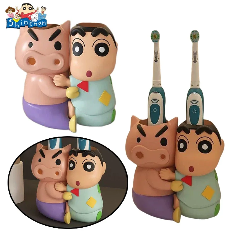 Crayon Shin-chan Bathroom Tooth Cup Holder for Man Women Home Restroom Decorations Hanging Storage Shelf Toothbrush Holders
Crayon Shin-chan Bathroom Tooth Cup Holder for Man Women Home Restroom Decorations Hanging Storage Shelf Toothbrush Holders