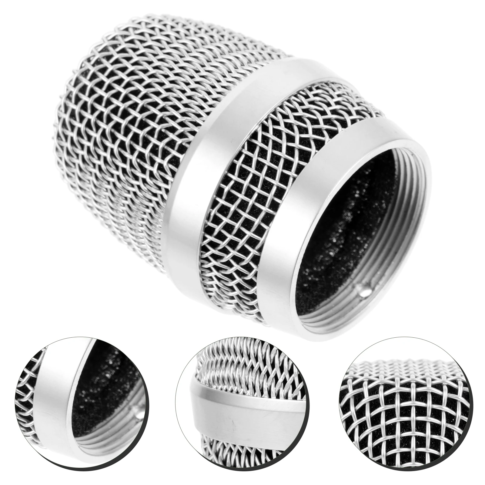 Microphone Grille Ball Head Replacement Durable Metal Mic Accessories Smooth Surface Easy Install Remove Affordable Price
Microphone Grille Ball Head Replacement Durable Metal Mic Accessories Smooth Surface Easy Install Remove Affordable Price